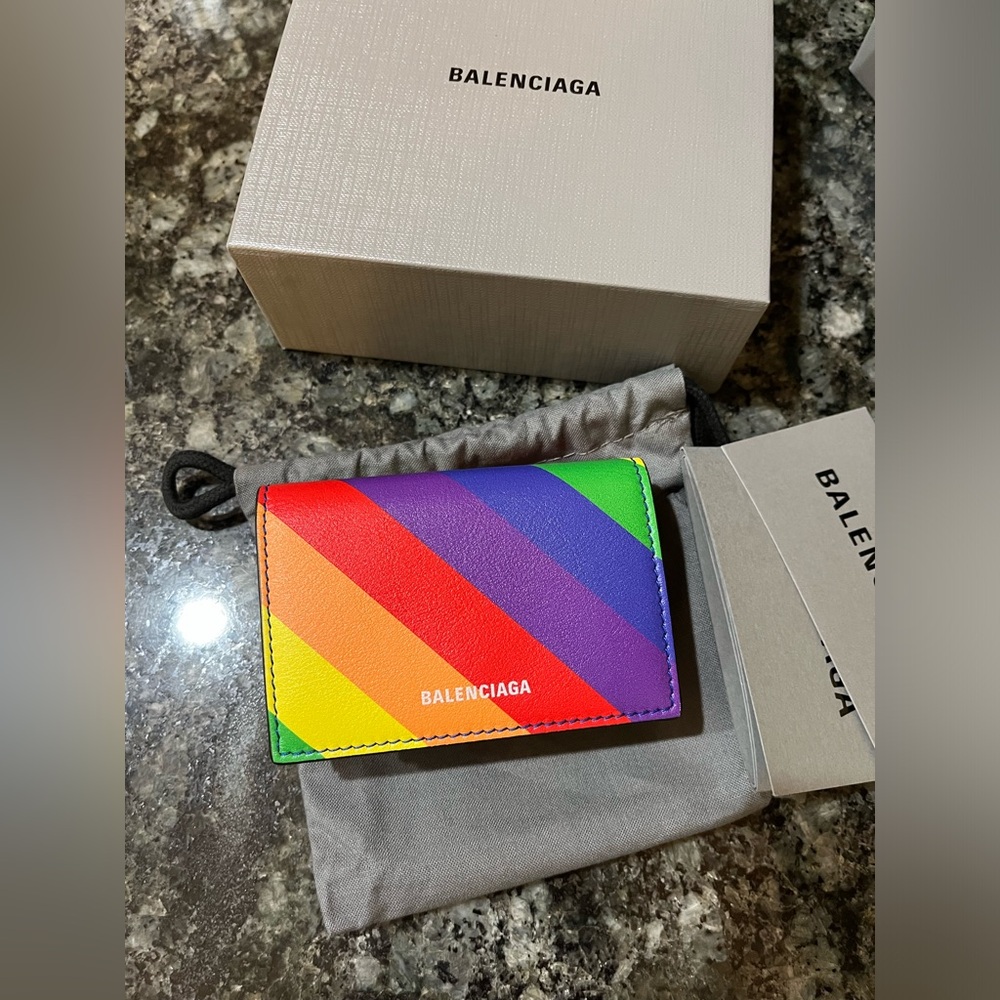 New with tag Balenciaga multi pocket wallet